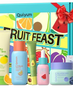 QUIYUM Fruit Skin Care Sets for Teen Girls, 6 Daily Routine Skincare Gift 28 QUIYUM Fruit Skin Care Sets for Teen Girls, 6 Daily Routine Skincare Gift