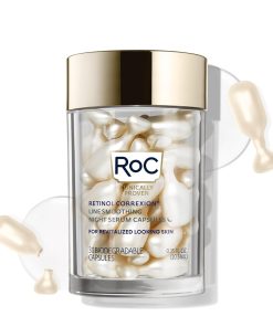 RoC Retinol Correxion Anti-Aging Wrinkle Night Serum Capsules, 30 count