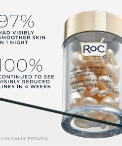 RoC Retinol Correxion Anti-Aging Wrinkle Night Serum Capsules, 30 count-Bitadi
