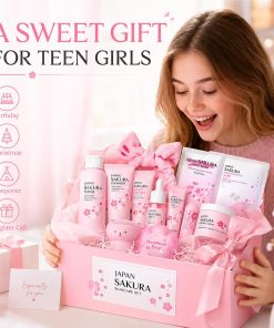 Sakura Skin Care Set for Kids Teen Girls, Birthday Christmas Gifts, 15 PCS-Bitadi