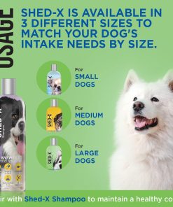 Shed-X Liquid Dog Supplement,32oz – 100% Natural – Helps Dog Shedding,Fish Oil for Dogs Supports Skin & Coat,Dog-Oil for Food with Essential Fatty Acids,Vitamins,and...