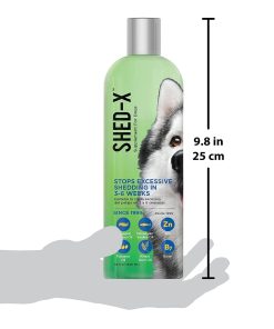 Shed-X Liquid Dog Supplement,32oz – 100% Natural – Helps Dog Shedding,Fish Oil for Dogs Supports Skin & Coat,Dog-Oil for Food with Essential Fatty Acids,Vitamins,and...