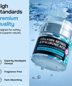 SimplyVital Face Moisturizer Retinol Collagen Hyaluronic Acid Cream 1.7 oz