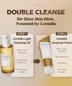 SKIN1004 Madagascar Centella Light Cleansing Oil 6.76 fl.oz, 200ml | Gentle Oil Cleanser for Face, Korean Facial Cleanser, Double Cleansing-Bitadi