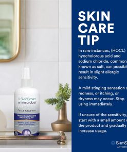 SkinSmart Antimicrobial Facial Cleanser for Breakouts and Blemishes, 8 oz