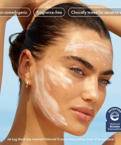 Summer Fridays Jet Lag Mask - Hydrating Overnight Face Mask, Moisturizer + Eye Cream - Enriched with Hyaluronic Acid, Niacinamide, + Antioxidants - Multitasking Travel Size Skin...-Bitadi