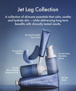 Summer Fridays Jet Lag Mask - Hydrating Overnight Face Mask, Moisturizer + Eye Cream - Enriched with Hyaluronic Acid, Niacinamide, + Antioxidants - Multitasking Travel Size Skin...-Bitadi