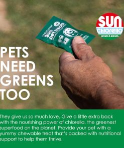 Sun Chlorella Pet Treats, Chlorella & Eleuthero Daily Supplement, 120 Bites
