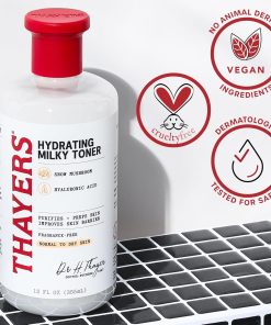 THAYERS Milky Hydrating Face Toner with Snow Mushroom Tremella, 3 Fl Oz-Bitadi
