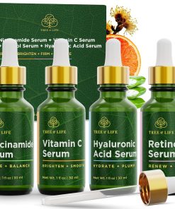 Tree of Life Face Serum Skin Care, Facial Serum for Women and Men, Set of 4