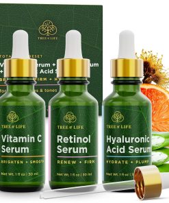 Tree of Life Face Serum Skin Care, Facial Serum for Women and Men, Set of 4-Bitadi