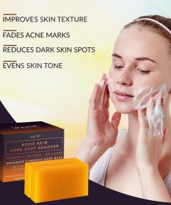 VALITIC Kojic Acid Dark Spot Remover Soap Bars, Turmeric Bar Soaps 2 Pack