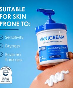 Vanicream Moisturizing Cream, Body & Face Moisturizer, 16 Oz Pump Dispenser-Bitadi