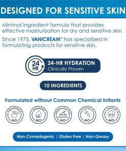 Vanicream Moisturizing Cream, Body & Face Moisturizer, 16 Oz Pump Dispenser-Bitadi
