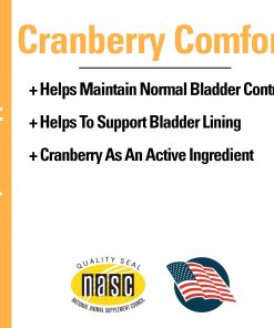 Vet Classics Cranberry Urinary Tract Supplement for Dogs & Cats - 65 Ct