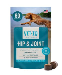 VetIQ Glucosamine Hip & Joint Supplement for Dogs, 180 Soft Chews + VetIQ Multivitamin Supplement for Dogs, 60 Count, Dog Supplements Made in The USA