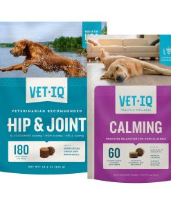 VetIQ Glucosamine Hip & Joint Supplement for Dogs, 180 Soft Chews + VetIQ Multivitamin Supplement for Dogs, 60 Count, Dog Supplements Made in The USA