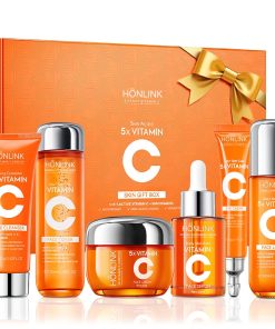 Vitamin C Niacinamide Skincare Set, Daily Facial Care Routine with 6-Piece 33 Vitamin C Niacinamide Skincare Set, Daily Facial Care Routine with 6-Piece