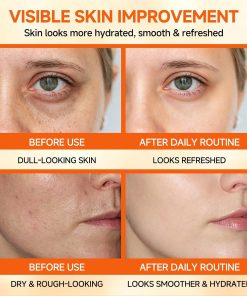 Vitamin C Niacinamide Skincare Set, Daily Facial Care Routine with 6-Piece
