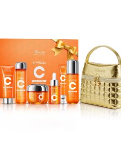 Vitamin C Niacinamide Skincare Set, Daily Facial Care Routine with 6-Piece