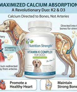Vitamin K for Dogs | K1 & K2 (MK4 + MK7) + Vitamin D3