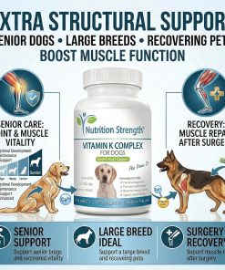 Vitamin K for Dogs | K1 & K2 (MK4 + MK7) + Vitamin D3 21 Vitamin K for Dogs | K1 & K2 (MK4 + MK7) + Vitamin D3