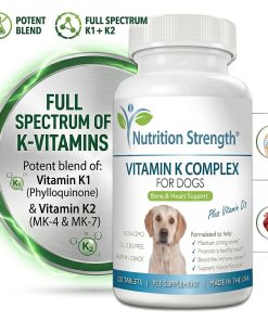 Vitamin K for Dogs | K1 & K2 (MK4 + MK7) + Vitamin D3 23 Vitamin K for Dogs | K1 & K2 (MK4 + MK7) + Vitamin D3