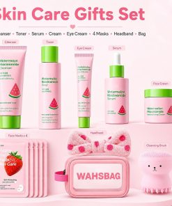 Watermelon Skin Care Set for Teen Girls Women,Facial Care Gift Set for Kids
