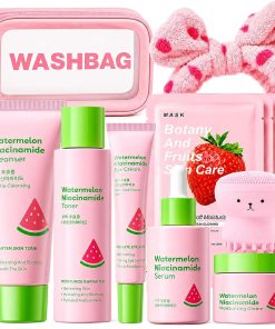 Watermelon Skin Care Set for Teen Girls Women,Facial Care Gift Set for Kids