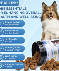 WEALLIN Dog Vitamins & Dog Probiotic Chews