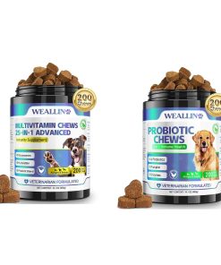 WEALLIN Dog Vitamins & Dog Probiotic Chews
