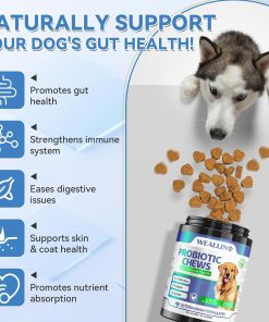 WEALLIN Dog Vitamins & Dog Probiotic Chews