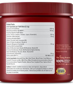 Zesty Paws Dog Multivitamin, Chewable Dog Vitamins and Supplements for Hip & Joints, Skin & Coat, Omega 3 Fish Oil for Dogs- Senior & Puppy Multivitamin - Bison- 90ct (Pack of 2)