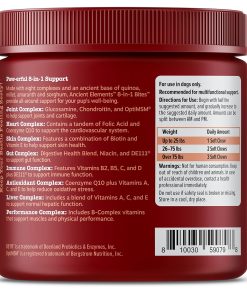 Zesty Paws Dog Multivitamin, Chewable Dog Vitamins and Supplements for Hip & Joints, Skin & Coat, Omega 3 Fish Oil for Dogs- Senior & Puppy Multivitamin - Bison- 90ct (Pack of 2)