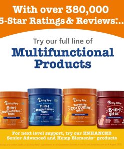 Zesty Paws Dog Multivitamin, Chewable Dog Vitamins and Supplements for Hip & Joints, Skin & Coat, Omega 3 Fish Oil for Dogs- Senior & Puppy Multivitamin - Chicken- 250ct (Pack...