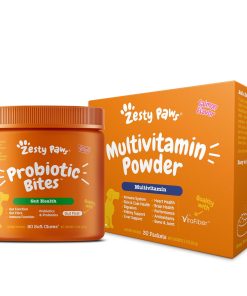 Zesty Paws Probiotic Bites Pumpkin + Multivitamin Powder for Dogs